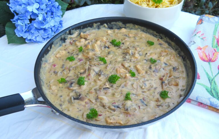 filegryta med champinjoner