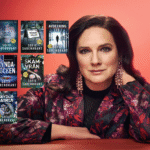 sofie sarenbrant med sina tolv böcker om emma sköld