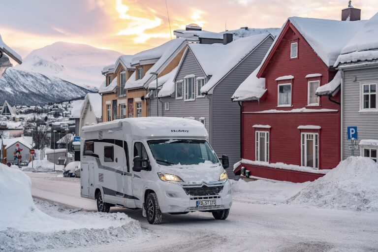 Vintercamping med husbil